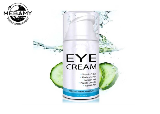 Befeuchtendes Augen-SahneLeuchtolivenöl belebt empfindliche Haut um Augen wieder