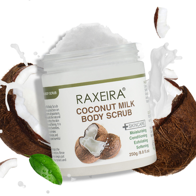 Natürliches organisches die Hautpflege-Körperpeelings-tiefe Reinigung Exfoliate Haut-Kokosmilch-Körperpeeling