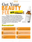 Anti - Wrinkles Natural Vitamin C Serum 20% Ferulic Acid Encourage Collagen Production