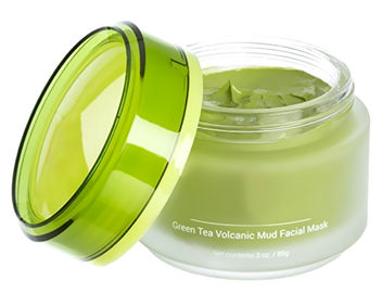 Lightening Green Tea Volcanic Ash Face Mask  Deep Pore Cleaning Anti Aging