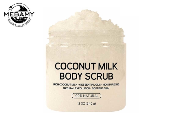 Milch-Kokosnuss-Hautpflege-Körperpeeling enthalten Salz-Mandelöl und Vitamin E des Toten Meers