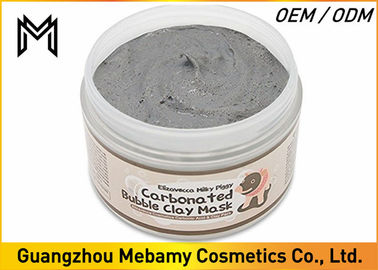 Kosmetische Hautpflege-Gesichtsmaske, Schönheits-gekohlte Blasen-Lehm-Maske glatt machend