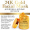 Hautpflege-Gesichtsmaske des Gold30ml räumt Kräuter-24k Ausbrüche auf und schrumpft Poren
